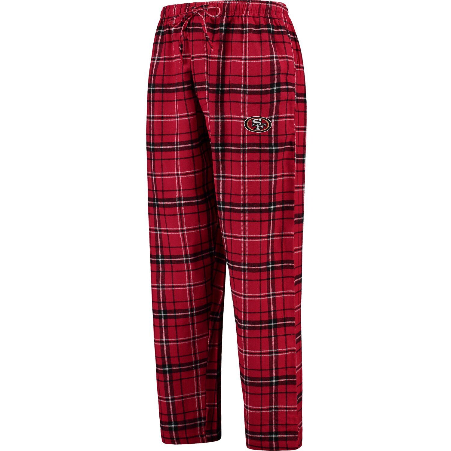 

Мужские фланелевые пижамные брюки в клетку Concepts Sport Scarlet San Francisco 49ers Ultimate