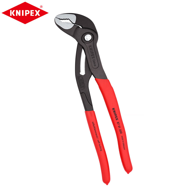 KNIPEX 87 01 300 немецкие импортные плоскогубцы для водяных насосов, многофункциональный регулируемый универсальный зажимной ключ 300 мм