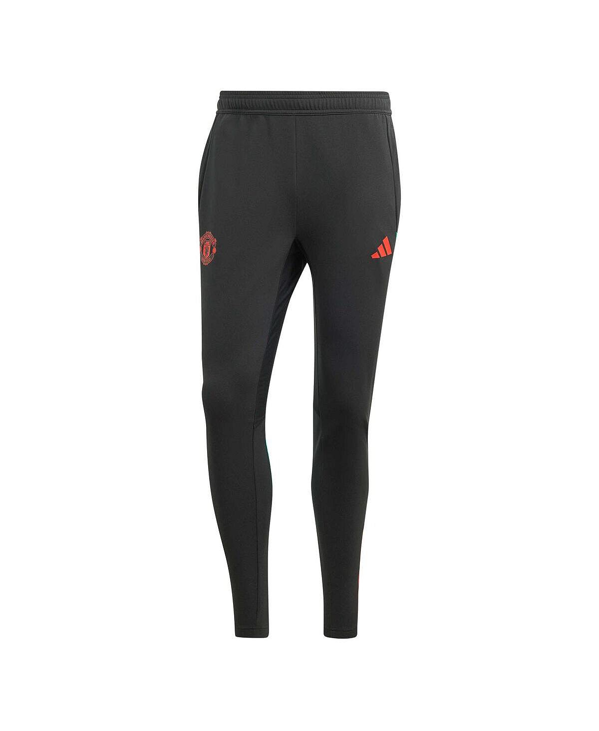 Мужские черные тренировочные брюки AEROREADY Манчестер Юнайтед 2023/24 adidas цена и фото