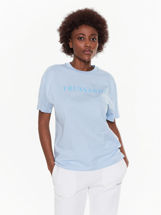 

Футболка стандартного кроя Trussardi, синий