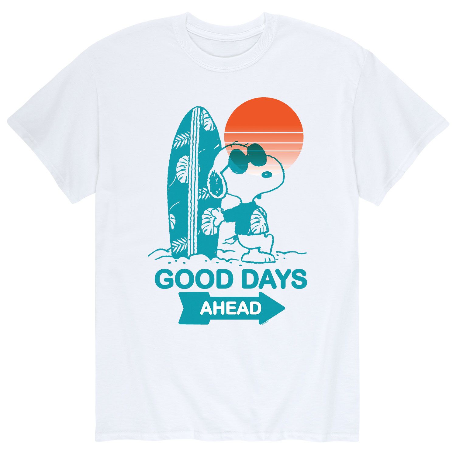 

Мужская футболка Peanuts Snoopy Good Days Ahead Licensed Character