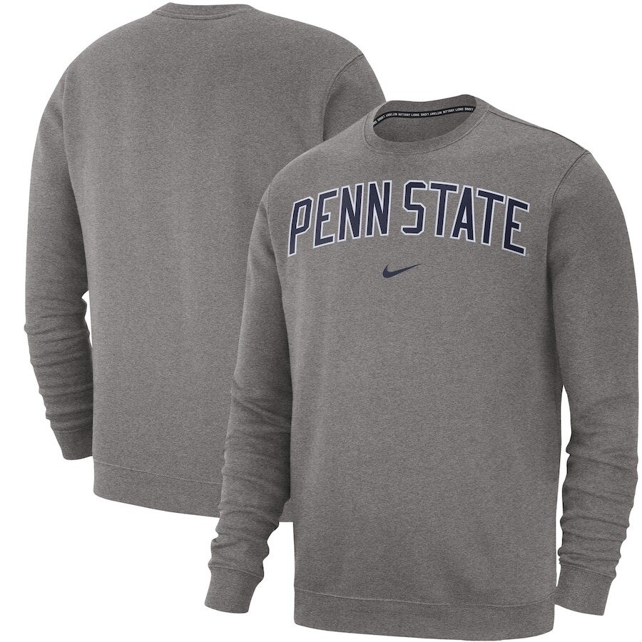 

Толстовка Nike Penn State Nittany Lions, серый