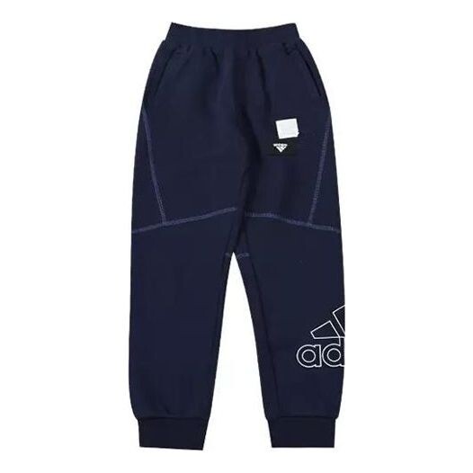 

Брюки (PS) adidas Outlined Logo Joggers 'Navy White', синий
