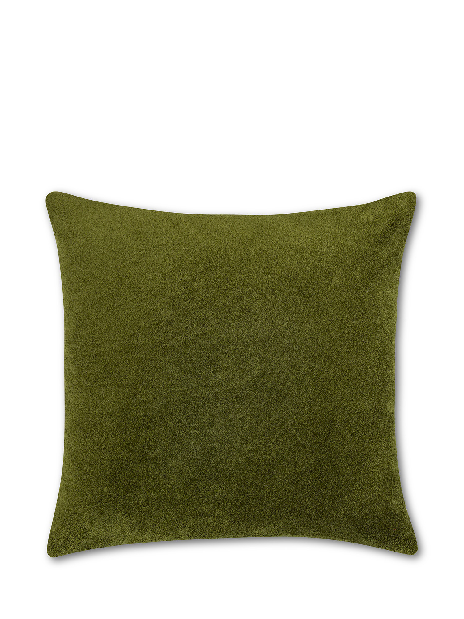 цена Подушка из ткани Тедди 43х43см Coincasa, зеленый