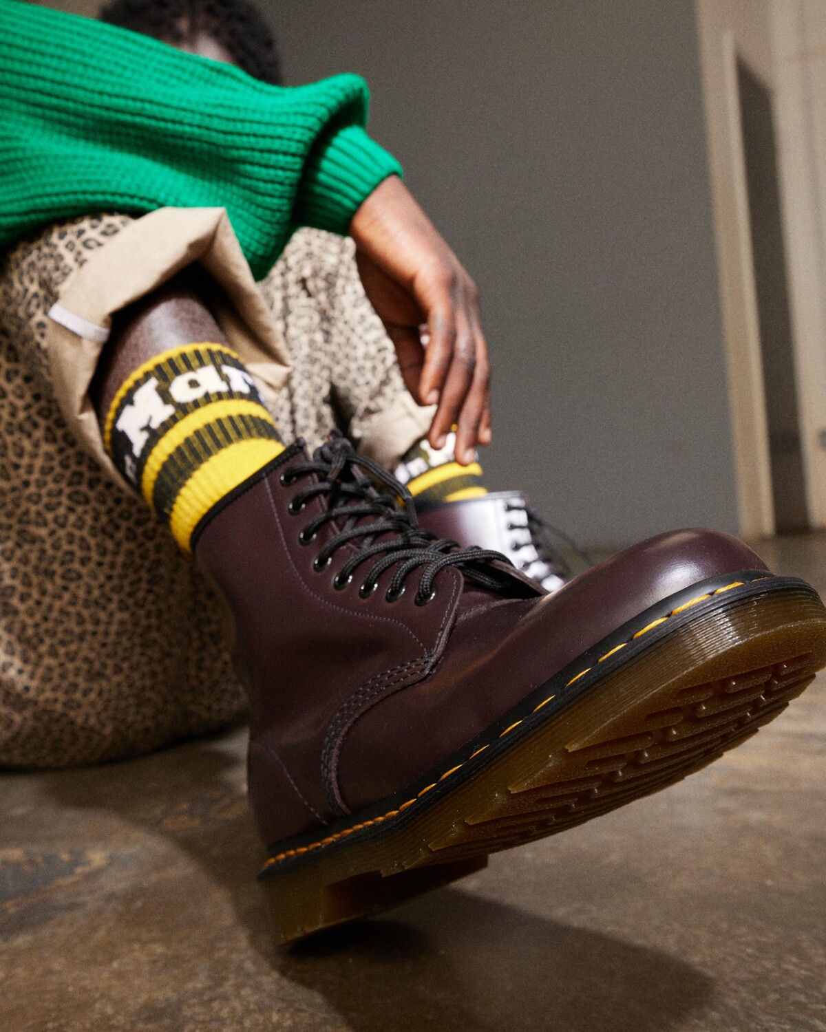 

Ботинки из гладкой кожи 1460 на шнуровке Dr. Martens