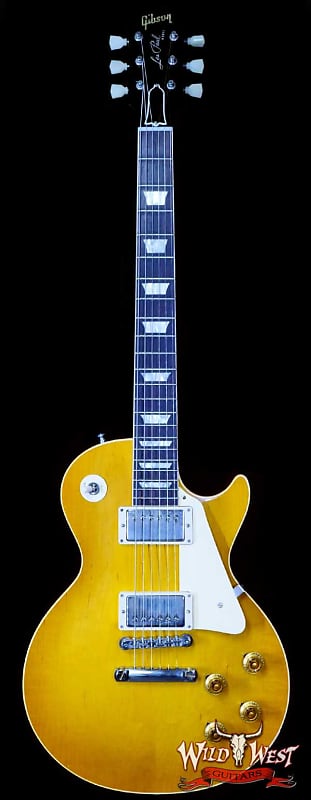 Электрогитара Gibson Custom Shop 1958 Les Paul Standard Reissue Lemon Burst 8.50 LBS электрогитара gibson custom shop 1958 les paul standard reissue sweet cherry