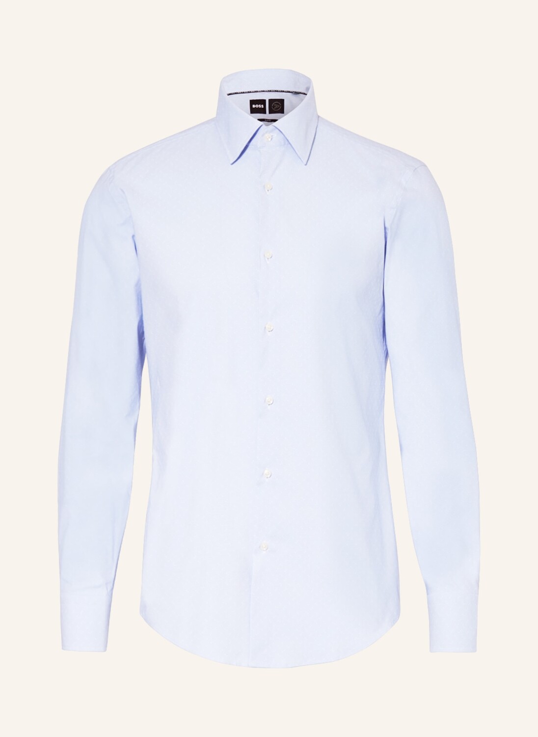 

Рубашка BOSS HANK PERFORMANCE Slim Fit, светло-синий