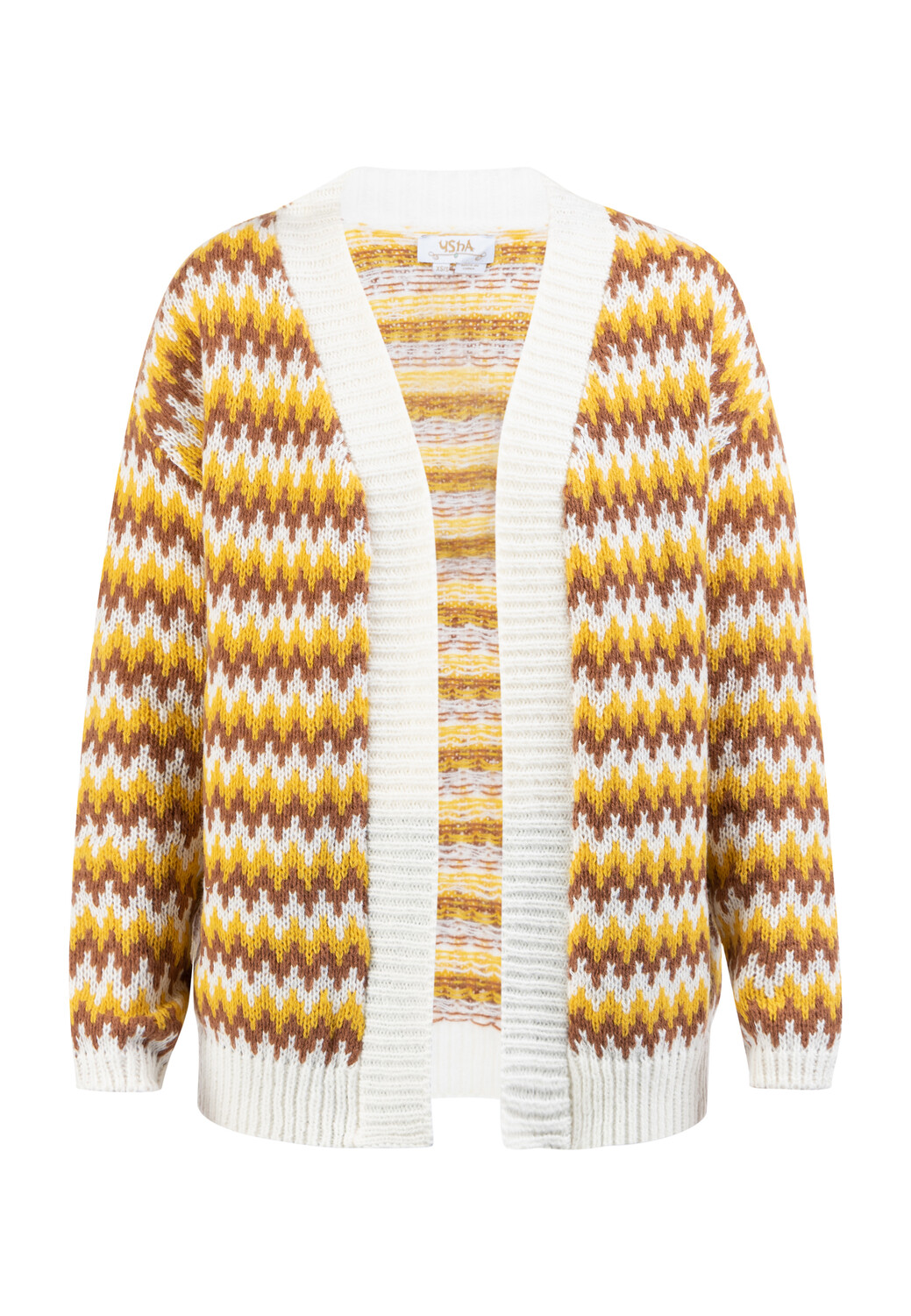 

Толстовка usha FESTIVAL Strickjacke, цвет Senf Mehrfarbig