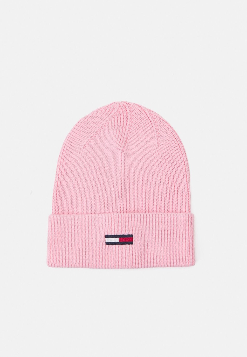 

Шапка ELONGATED FLAG BEANIE Tommy Hilfiger, розовый