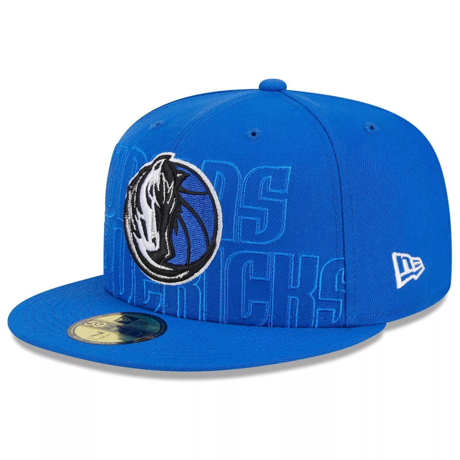 

Мужская облегающая кепка New Era Blue Dallas Mavericks 2023 NBA Draft 59FIFTY