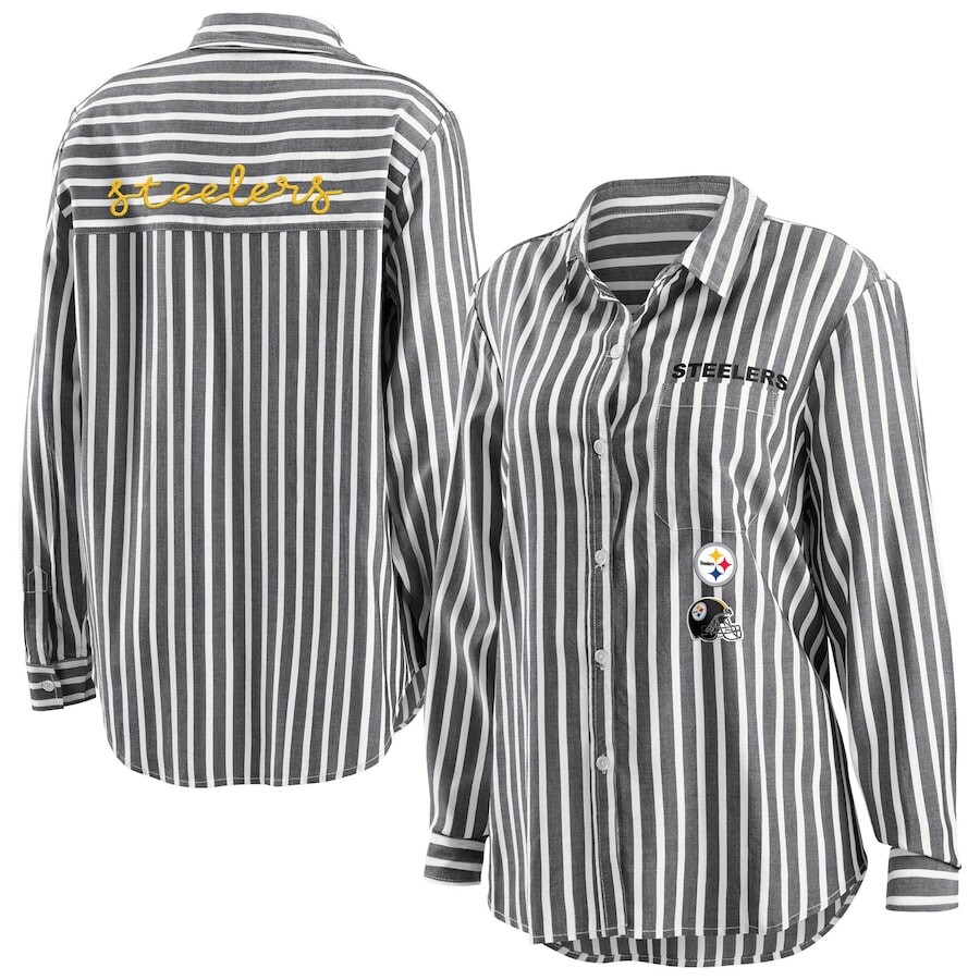 

Рубашка WEAR by Erin Andrews Pittsburgh Steelers, черный