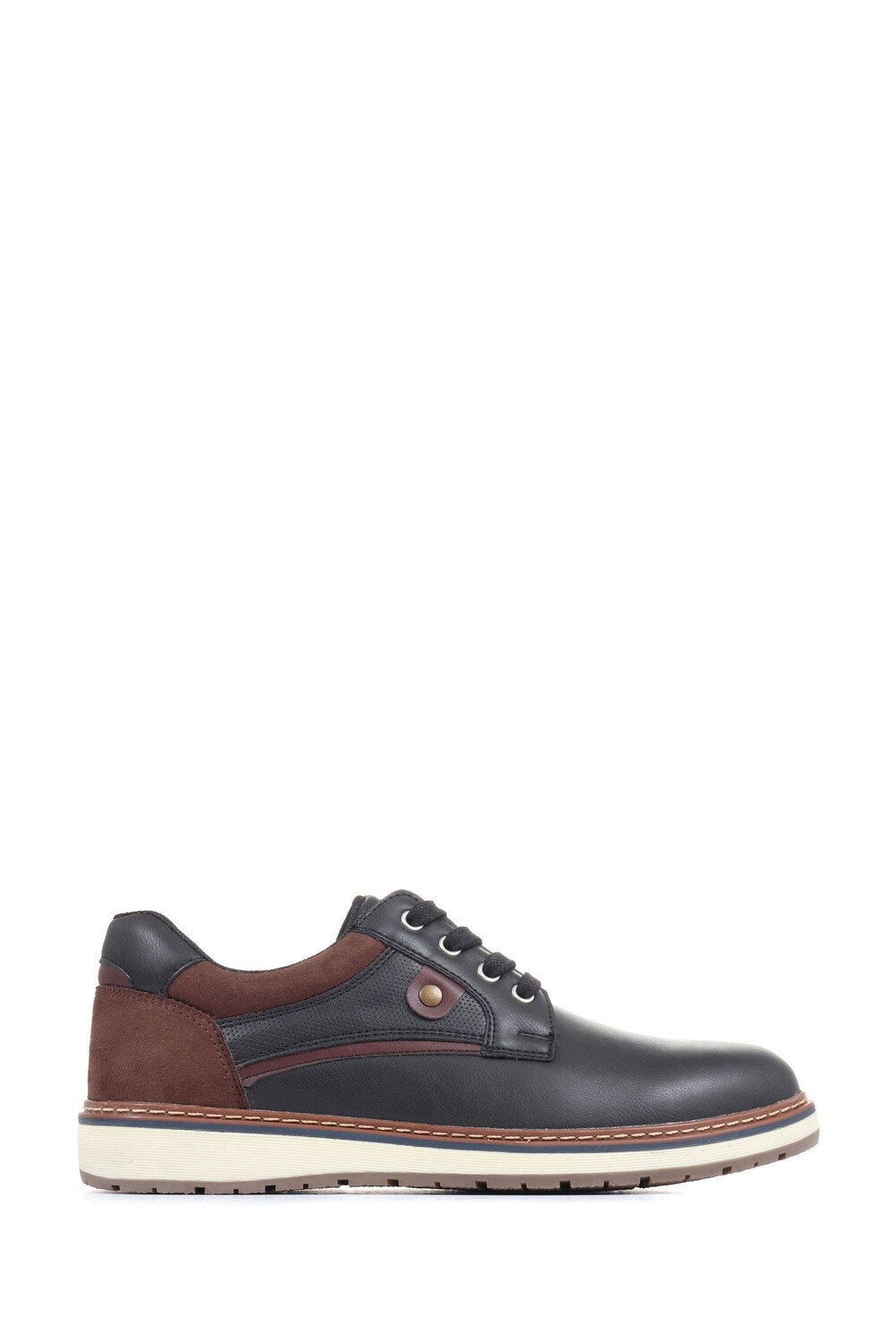 

Туфли Черные в стиле casual Кружева Pavers, черный