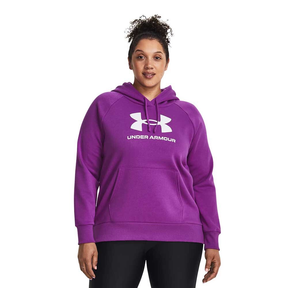 

Худи Under Armour Rival Fleece Logo, фиолетовый