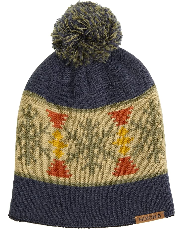 

Шапка Nixon Meister Wool Pom Beanie, цвет Navy/Multi