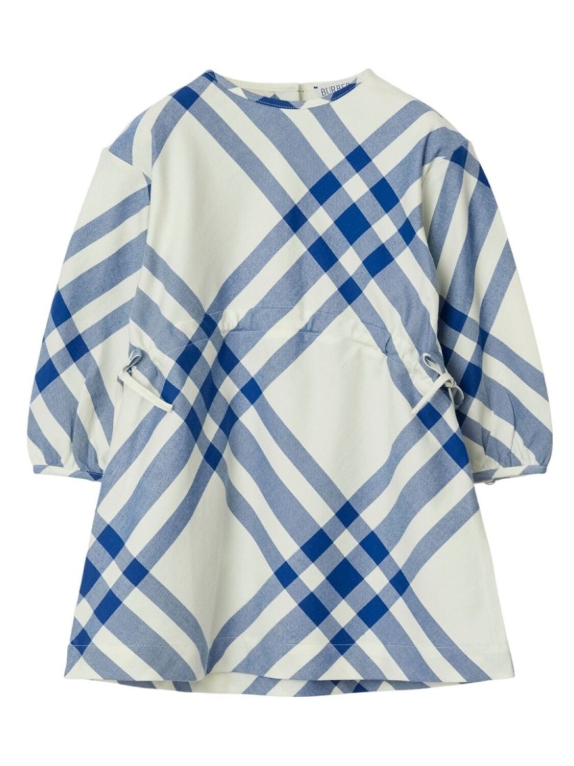 

Burberry Kids платье в клетку, белый