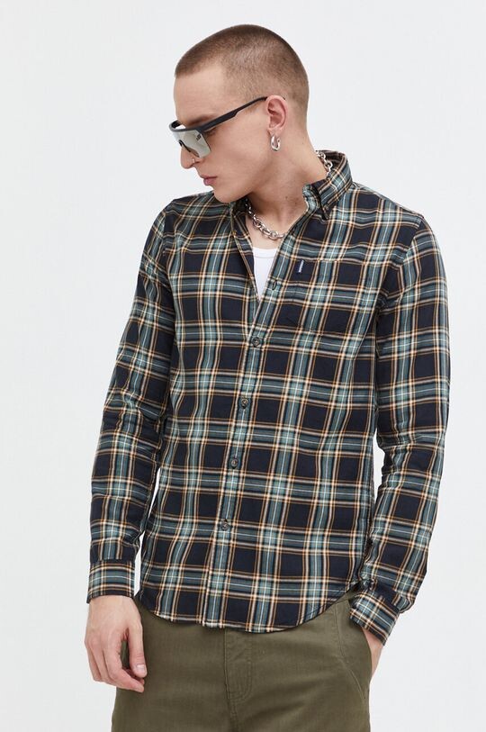 

Рубашка из хлопка Superdry, синий