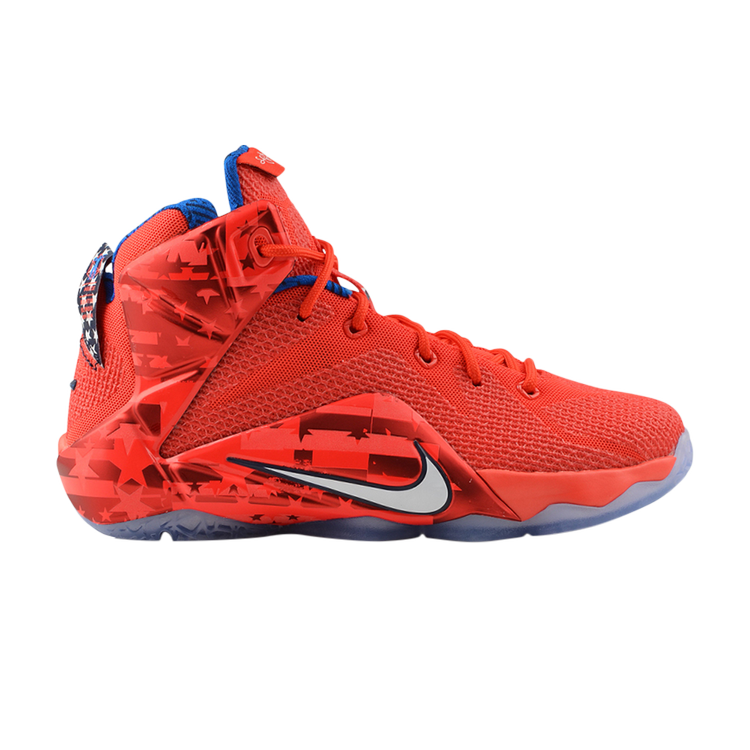 Кроссовки Nike Lebron 12 GS 'USA', красный