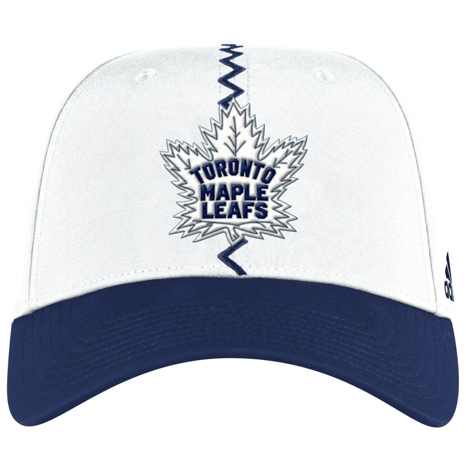 

Мужская кепка adidas White Toronto Maple Leafs Reverse Retro 2.0 Flex Fit