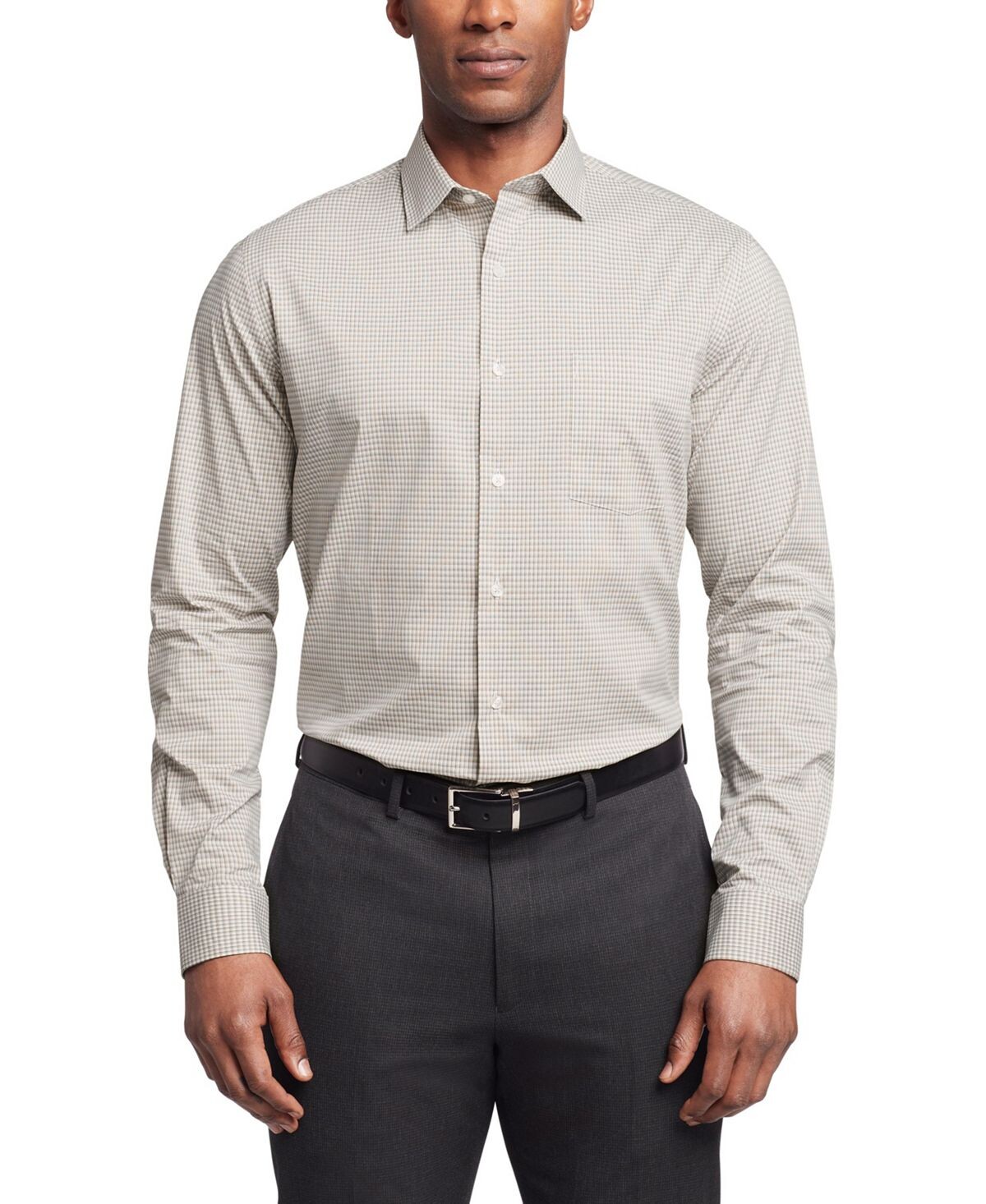 

Мужская классическая рубашка классического кроя Stain Shield Van Heusen