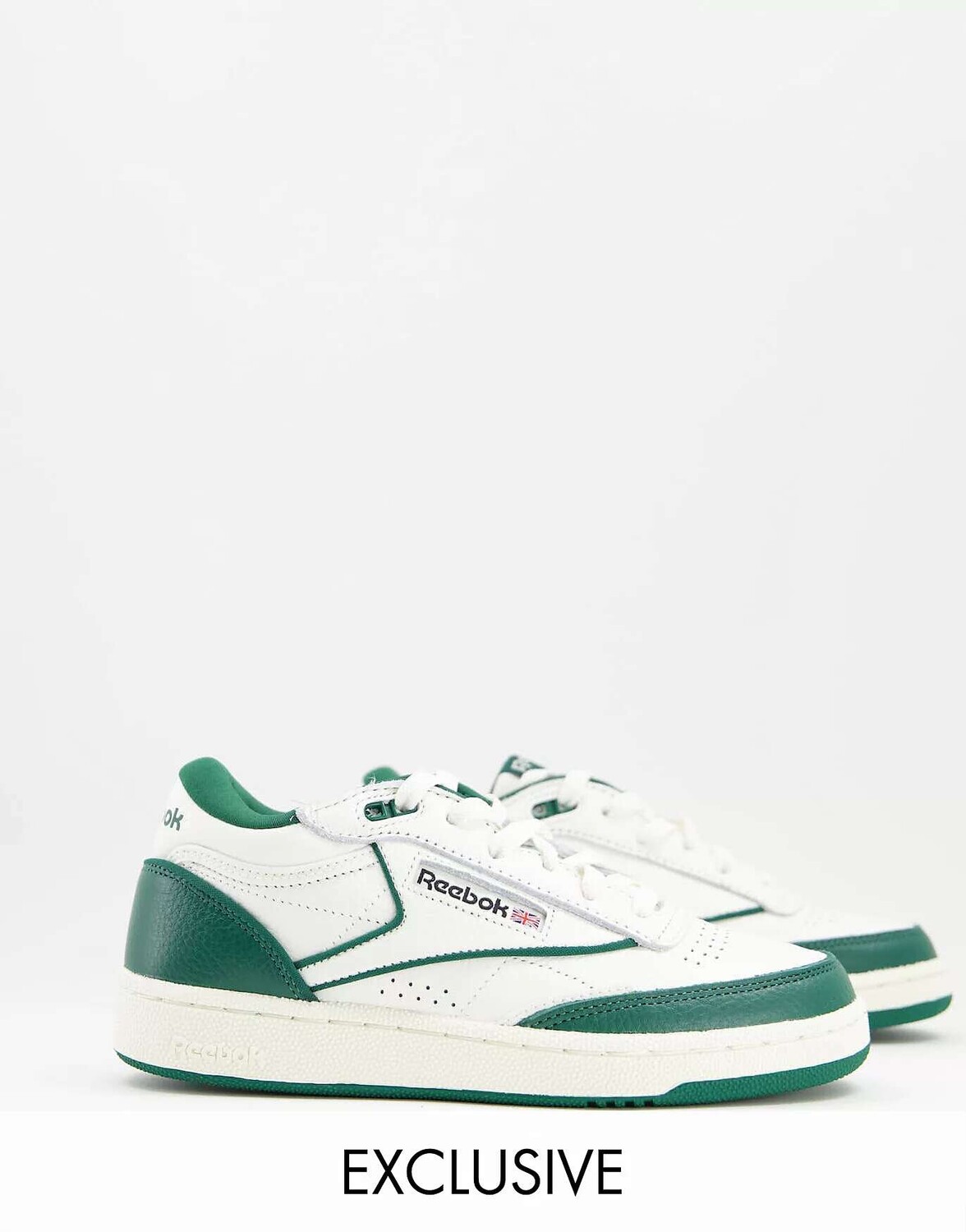 

Кроссовки Reebok Club C Mid ll мелового и зеленого цвета