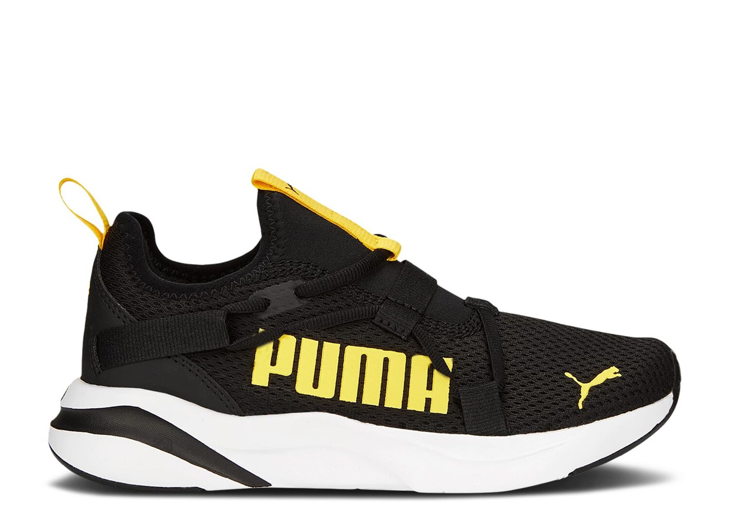 Кроссовки Puma Softride Rift Pop Big Kid 'Black Pelé Yellow', черный кроссовки 193739 01 softride rift wn s черный 6 5