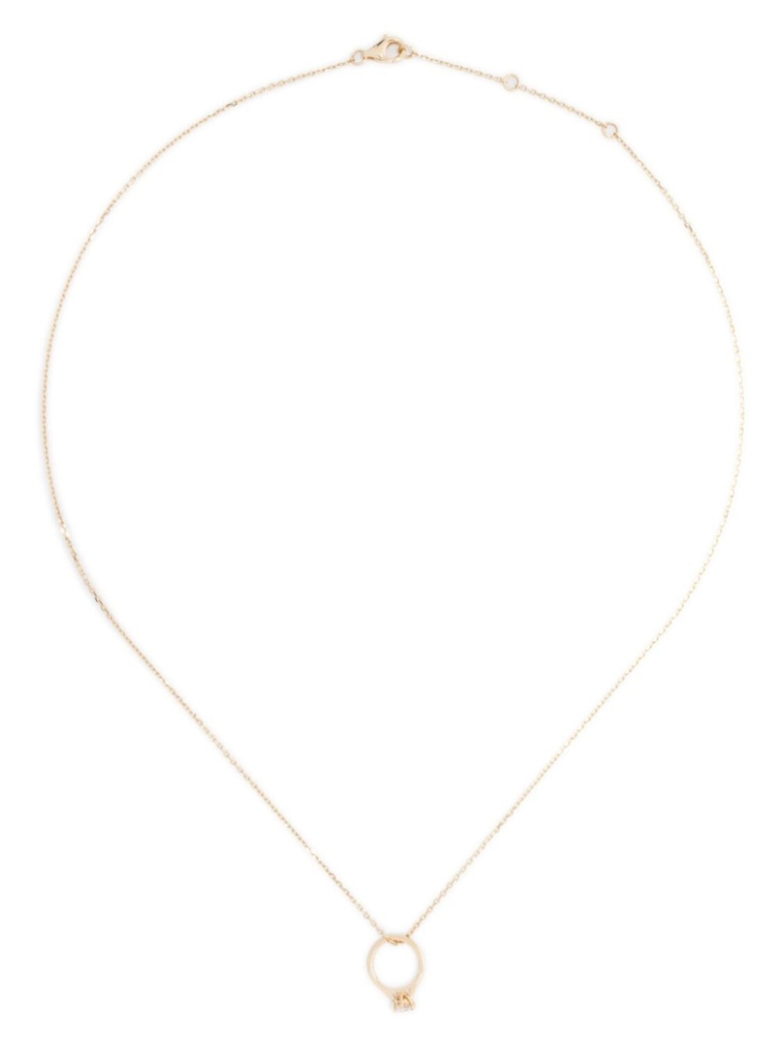 

Золотое колье Engagement Pendant с бриллиантами Yvonne Léon, золотой