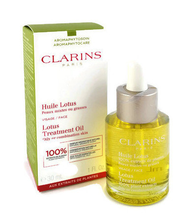 clarins lotus face treatment oil Масло для ухода за лицом, 30 мл Clarins, Face Treatment Oil Lotus