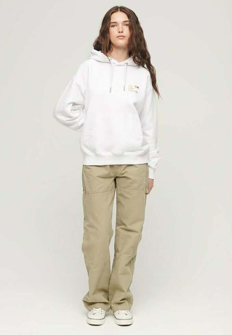 

Толстовка Superdry SPORT LUXE LOOSE, цвет brilliant white
