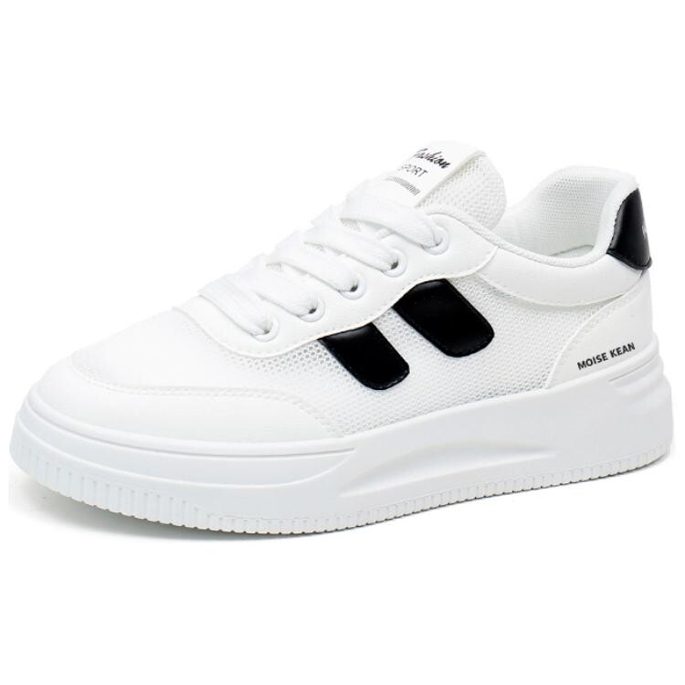 

Кеды, скейтборд обувь женская низкая Moise Kean, цвет White/Khaki