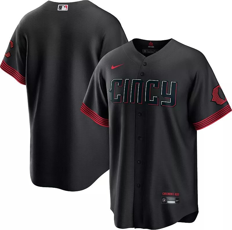 

Мужское джерси Nike Cincinnati Reds 2023 City Connect Blank Cool Base