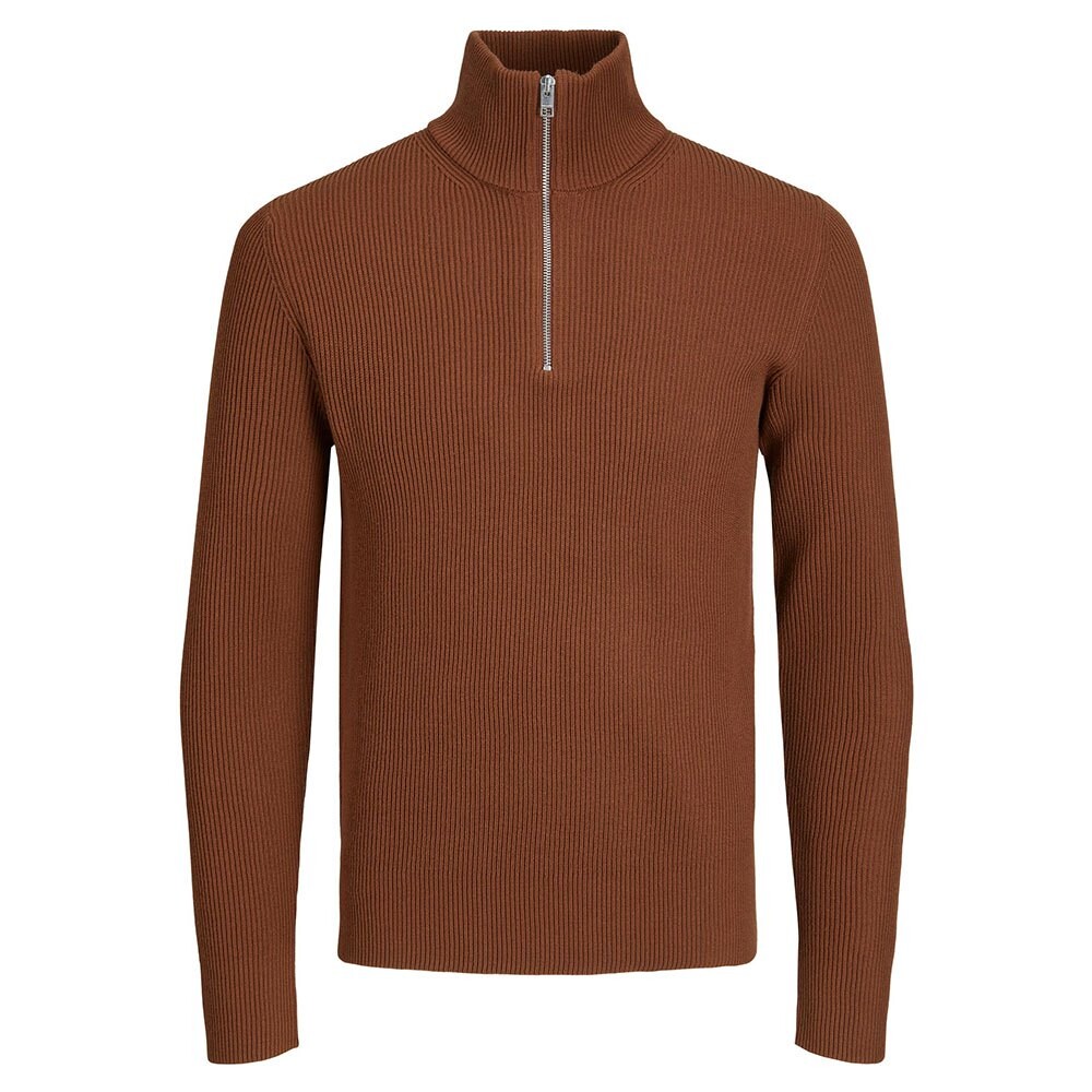 

Свитер Jack & Jones Perfect Half Zip, коричневый