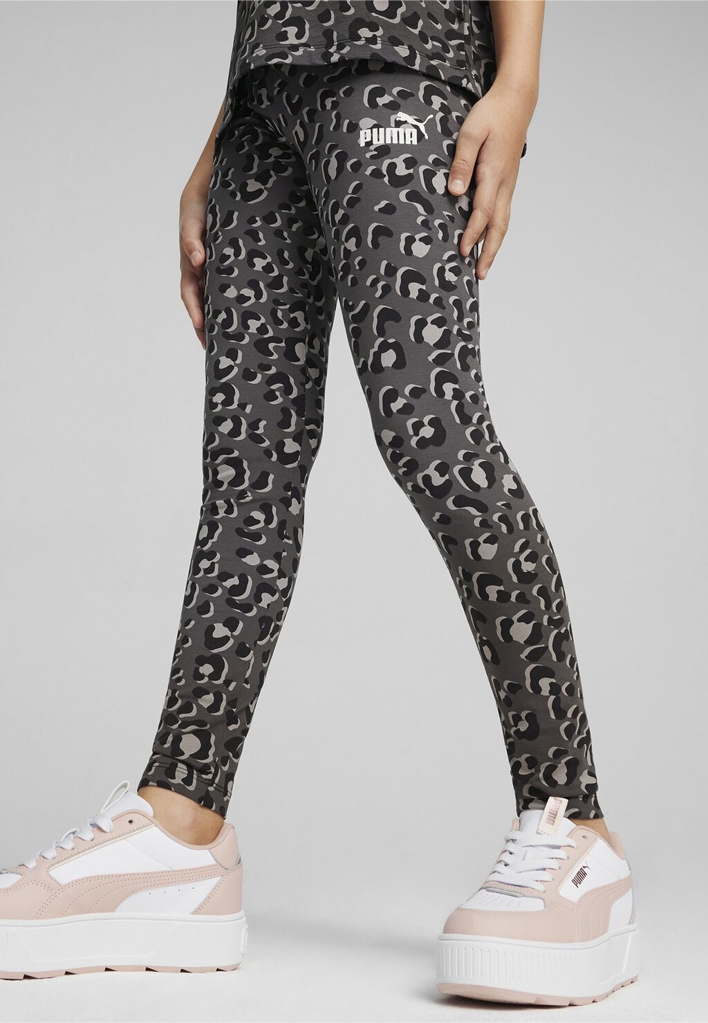 

Тайтсы Ess+ Animal Puma, черный