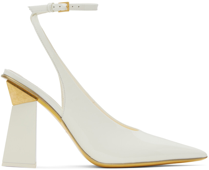 

Off-White Туфли на гипер-каблуке с одной заклепкой Valentino Garavani