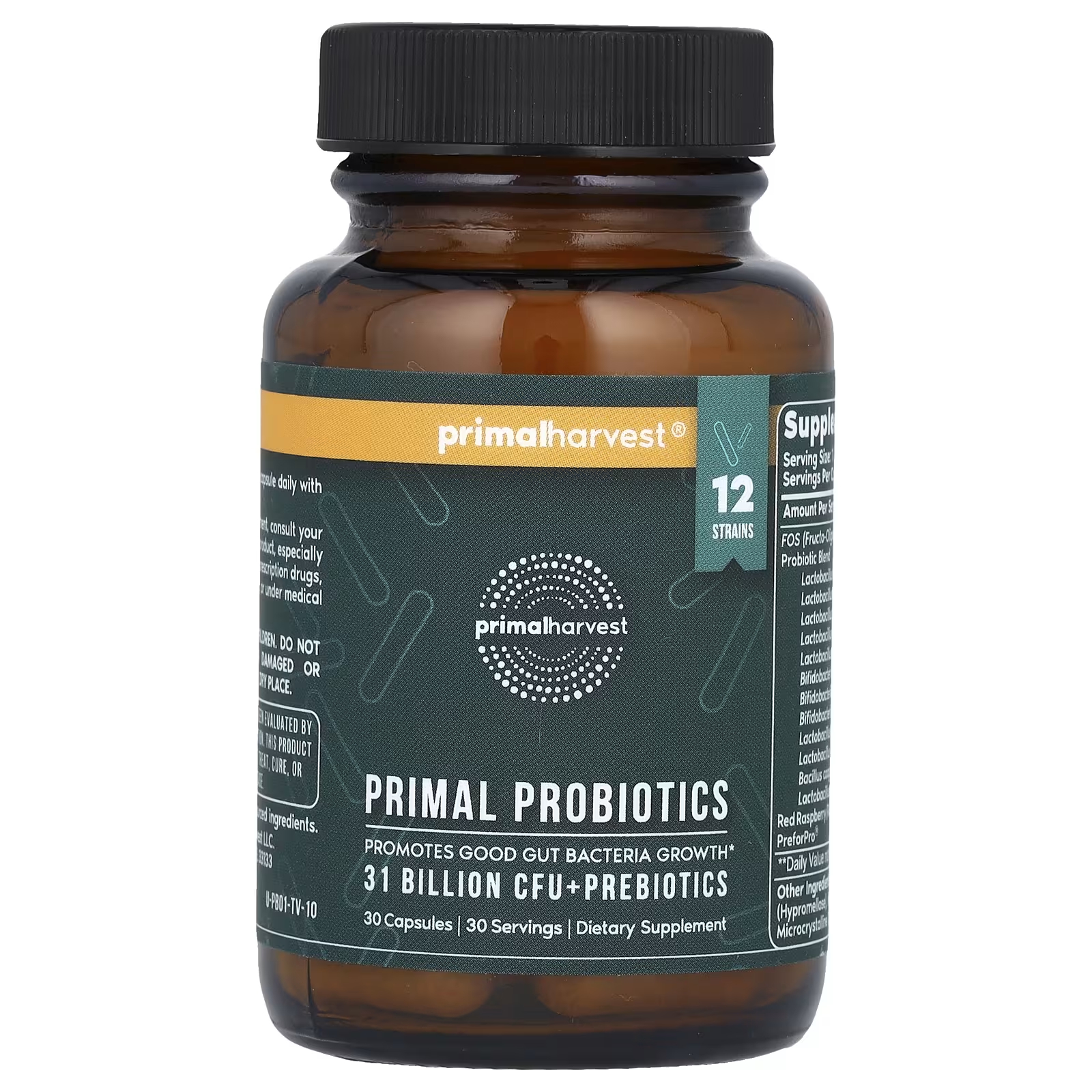 Пробиотики Primal Harvest Primal, 30 капсул