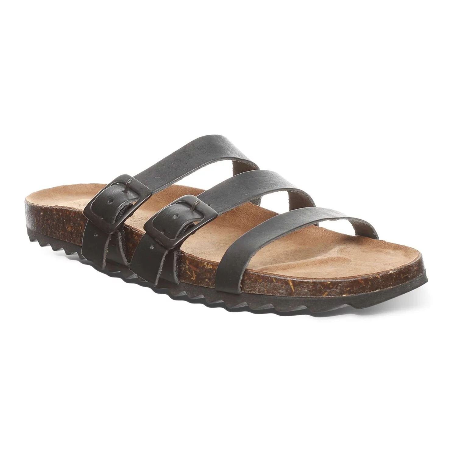 

Женские кожаные шлепанцы Bearpaw Mercedes Bearpaw, черный