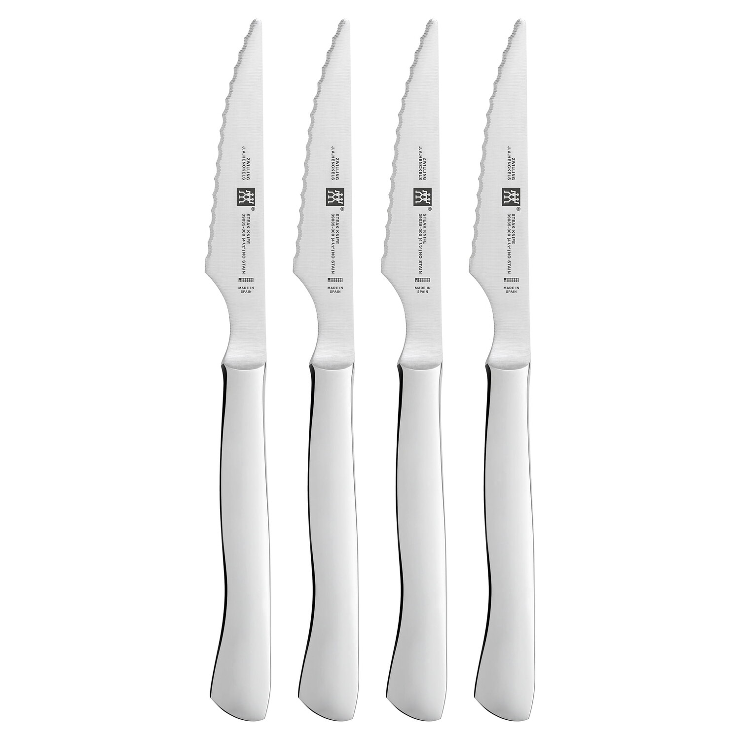 

ZWILLING Набор ножей для стейка из нержавеющей стали с зубцами, 4 предмета