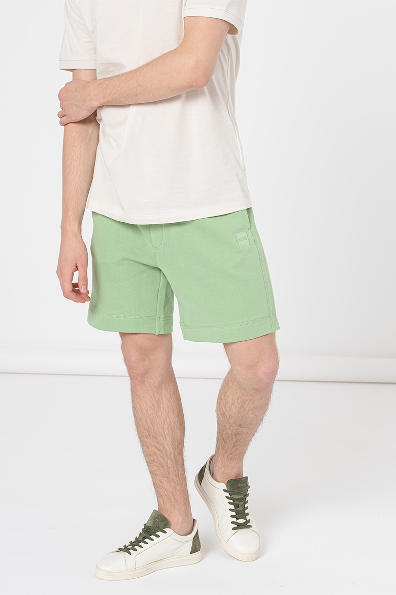 Хлопковые шорты Sewalk с карманами Boss, зеленый
