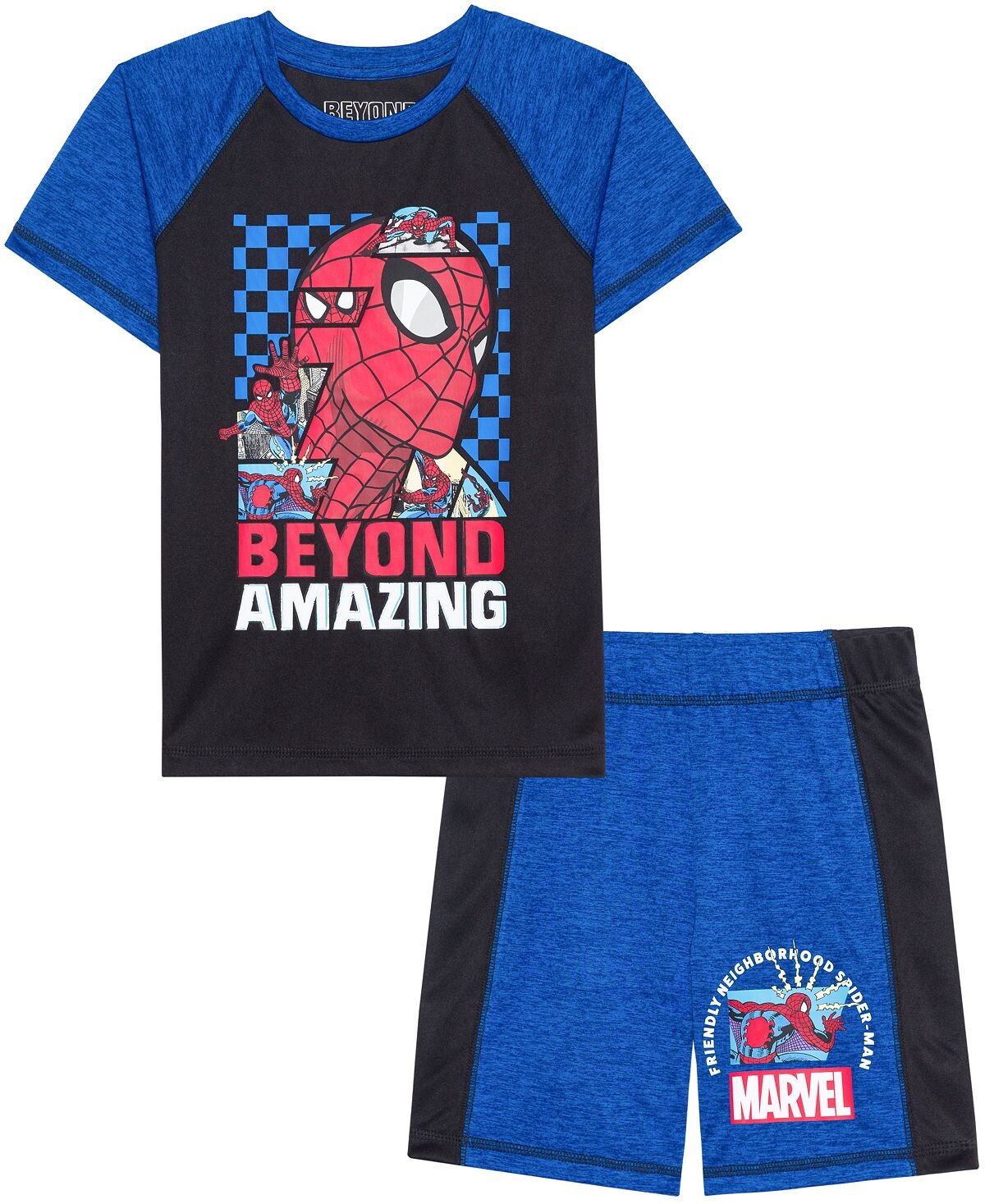 

Активный комплект с короткими рукавами для мальчиков для малышей Spider-Man