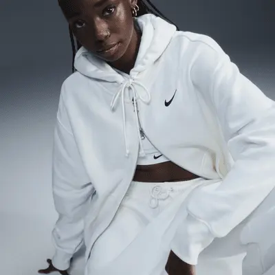 

Худи Nike Sportswear Phoenix Fleece, цвет Sail/Black