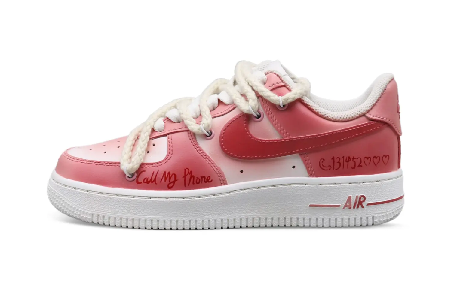 

Кроссовки для скейтбординга Air Force 1 женские, низкие, белые Nike