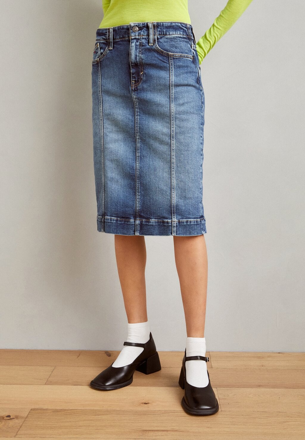 

Топ Esprit ЮБКА, синяя, цвет blue medium wash