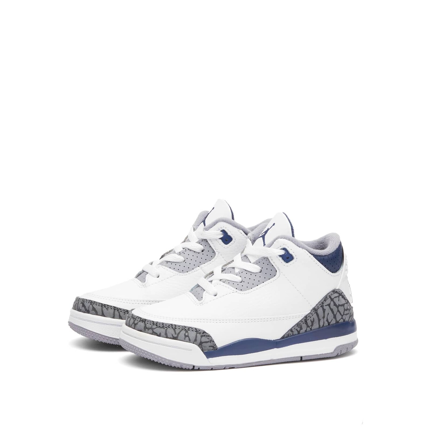 

Кроссовки Air Jordan 3 Retro Td, цвет Midnight Navy, Cement Grey & Black