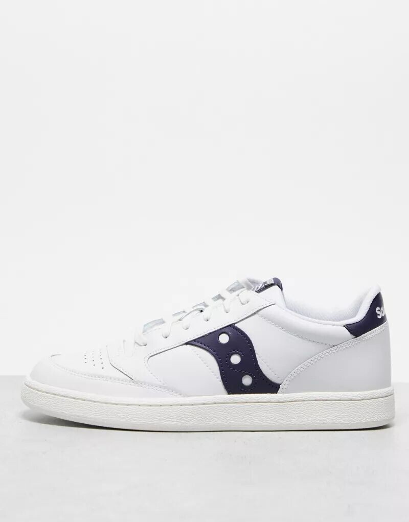 

Бело-темно-синие кроссовки Saucony Jazz Court