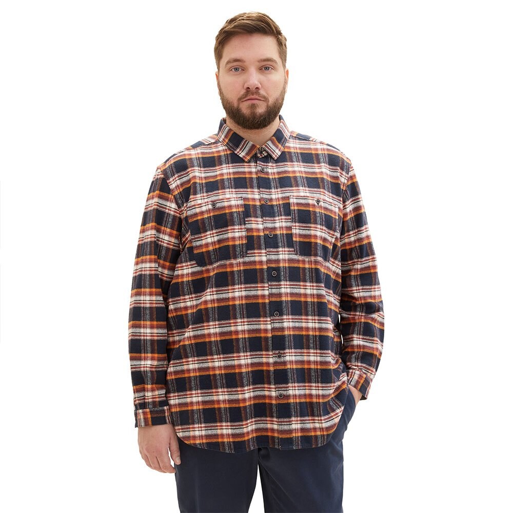 

Рубашка Tom Tailor 1039925 Plus Checked, коричневый