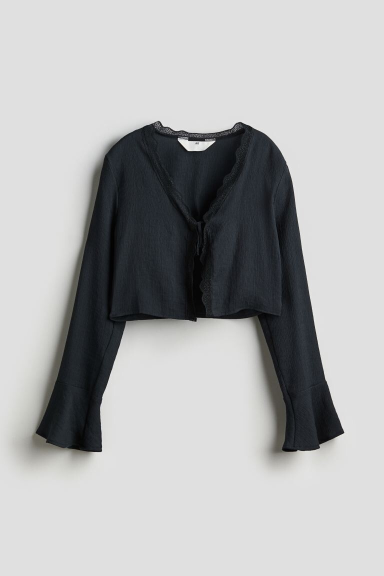 

Блузка для завязывания H&M, черный