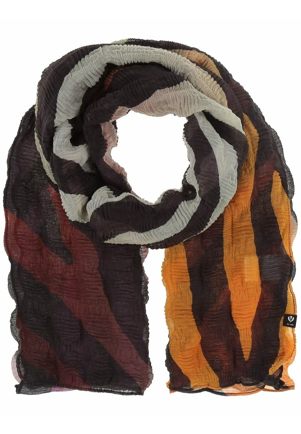 

Шарф ANIMAL ZEBRA STRIPES FRAAS, мандариновый