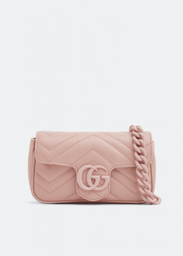 

Поясная сумка Gucci GG Marmont, розовый