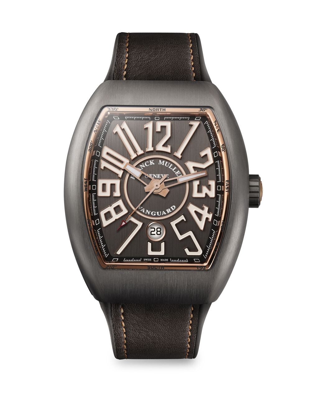 

Часы Vanguard из титана и розового золота Franck Muller, серый