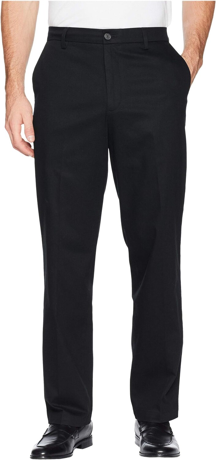 

Брюки классического кроя Signature цвета хаки Lux из хлопка стрейч D3 Dockers, черный