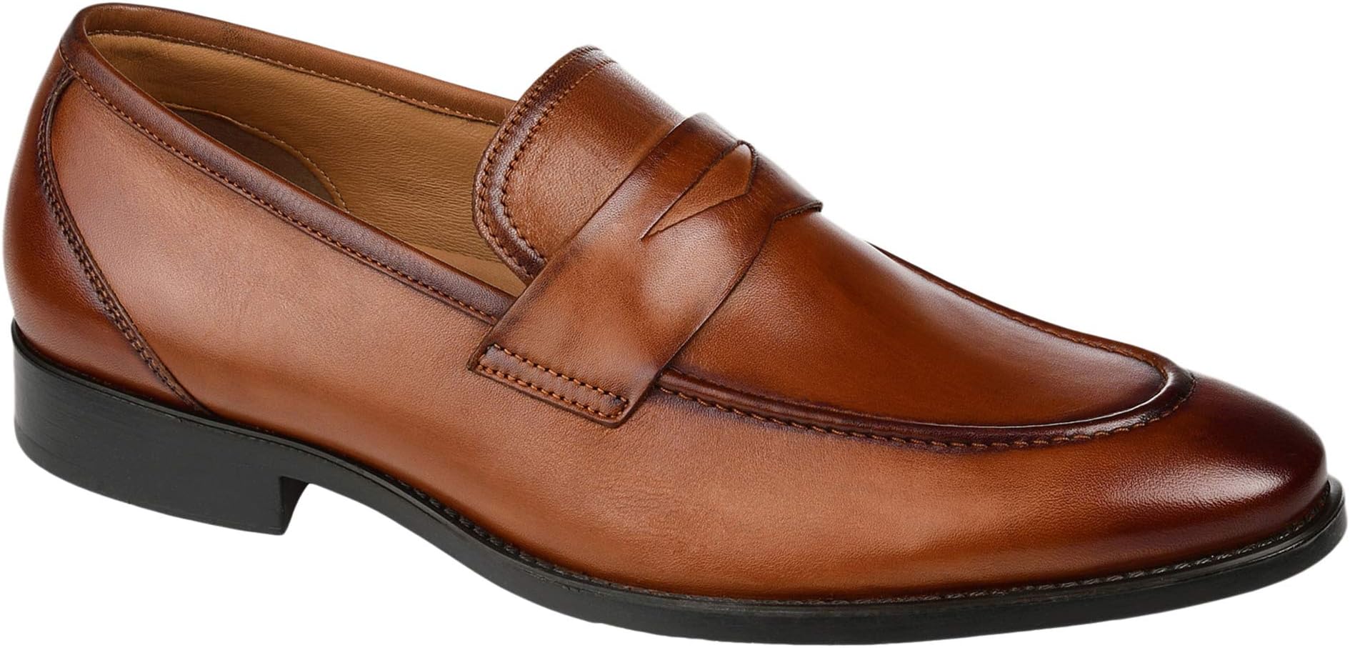 

Лоферы Bishop Apron Toe Penny Loafer Thomas & Vine, цвет Cognac